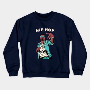 Hip Hop Art Work Crewneck Sweatshirt